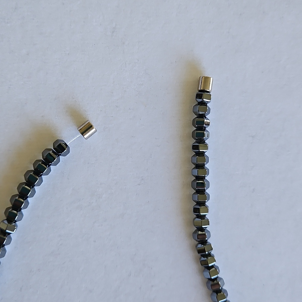Hematite Beaded Necklace - Picture 2 of 5